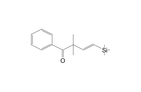2,2-Dimethyl-1-phenyl-4-(trimethylsilyl)but-3-en-1-one