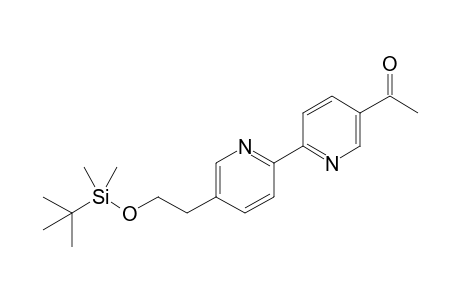 5-Acetyl-5'-[1''-(t-butyldimethylsilyloxy)ethyl]-2,2'-bipyridine
