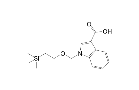 N-2-(Trimethylsilyl)ethoxymethylindole-3-carboxylic acid
