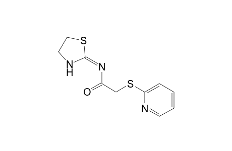(E)-2-(pyridin-2-ylthio)-N-(thiazolidin-2-ylidene)acetamide