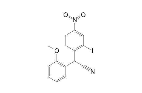 2-Methoxy-2-(2-iodo-4-nitropheny)lphenylacetonitrile