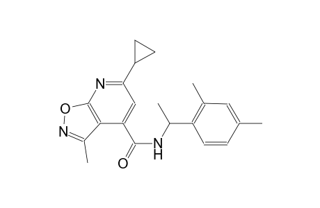 isoxazolo[5,4-b]pyridine-4-carboxamide, 6-cyclopropyl-N-[1-(2,4-dimethylphenyl)ethyl]-3-methyl-