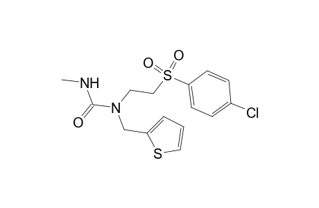 Urea, 1-[2-(4-chlorophenylsulfonyl)ethyl)-3-methyl-1-(2-thienylmethyl)-