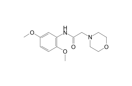 2',5'-dimethoxy-4-morpholineacetanilide