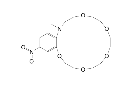 N-Methyl-4-nitrobenzo[q]-16-aza-1,4,7,10,13,-pentaoxa-18-crown-6