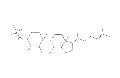 Silane, trimethyl[[(3.beta.,4.alpha.)-4-methylcholesta-8(14),24-dien-3-yl]oxy]-