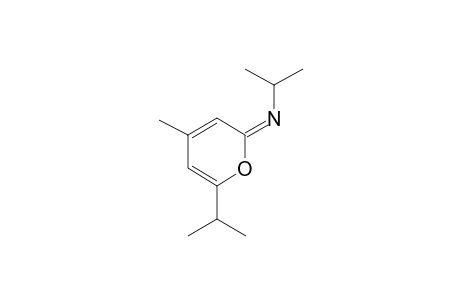 N-[6-(1-Methylethyl)-4-methyl-2H-pyran-2-ylidene)-2-propanamine