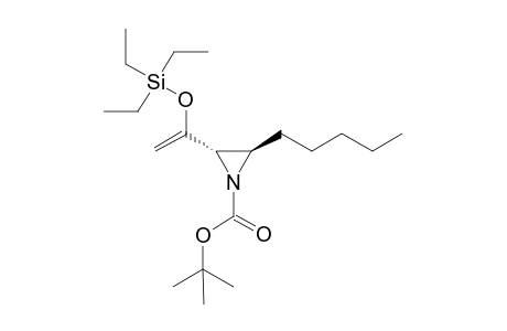 (2R*,3S*)-tert-butyl 2-pentyl-3-(1-(triethylsiloxy)vinyl)aziridine-1-carboxylate