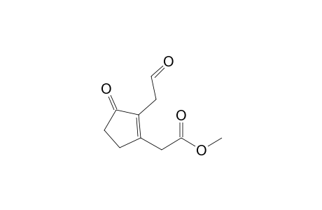 Methyl 2-(2'-oxoethyl)-3-oxocyclopent-1-ene-1-acetate