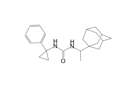 urea, N-(1-phenylcyclopropyl)-N'-(1-tricyclo[3.3.1.1~3,7~]dec-1-ylethyl)-