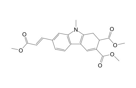 Dimethyl 7-(3-methoxy-3-oxoprop-1-enyl)-9-methyl-2,9-dihydro-1H-carbazole-2,3-dicarboxylate