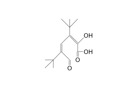 cis, cis-3,5-Di-tert-butyl-2-hydroxy-muconic semialdehyde