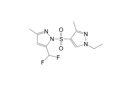 4-{[5-(difluoromethyl)-3-methyl-1H-pyrazol-1-yl]sulfonyl}-1-ethyl-3-methyl-1H-pyrazole