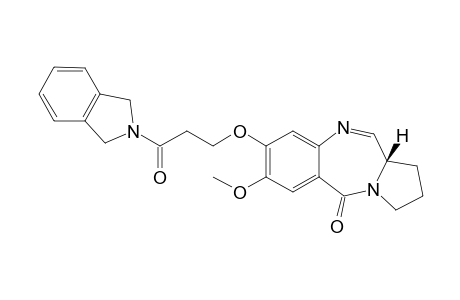 (6aS)-3-(3-isoindolin-2-yl-3-keto-propoxy)-2-methoxy-6a,7,8,9-tetrahydropyrrolo[2,1-c][1,4]benzodiazepin-11-one