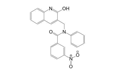 N-[(2-hydroxy-3-quinolinyl)methyl]-3-nitro-N-phenylbenzamide