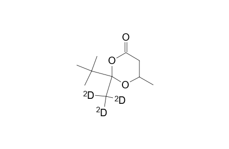 2-tert-Butyl-6-methyl-2-(methyl-D(3))-1,3-dioxan-4-one