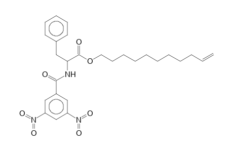 Phenylalanine, N-(3,5-dinitrobenzoyl)-, 10-undecen-1-yl ester