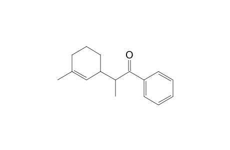 2-(3-methyl-1-cyclohex-2-enyl)-1-phenyl-1-propanone