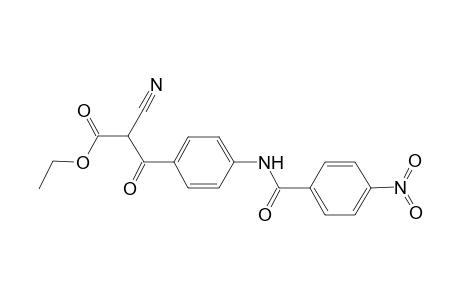 2-cyano-3-keto-3-[4-[(4-nitrobenzoyl)amino]phenyl]propionic acid ethyl ester
