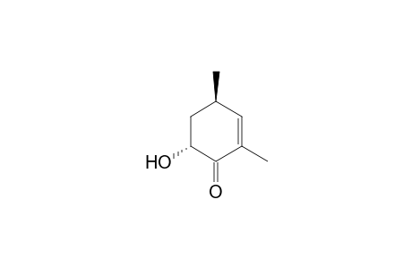 (4R,6R)-6-Hydroxy-2,4-dimethylcyclohex-2-enone