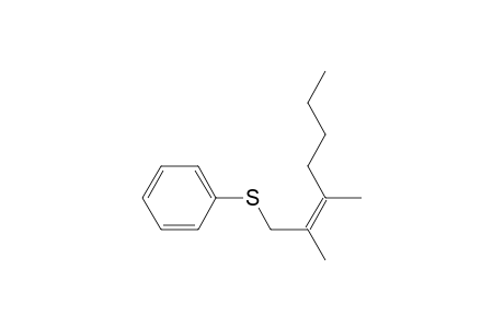 Benzene, [(2,3-dimethyl-2-heptenyl)thio]-, (Z)-