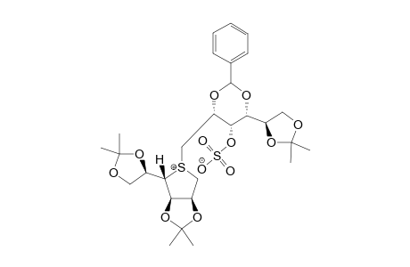 #19;1,4-ANHYDRO-2,3,5,6-DI-O-ISOPROPYLIDENE-1-[(S)-[(2'R,3'S,4'R,5'R)-2',4'-BENZYLIDENEDIOXY-5',6'-ISOPROPYLIDENEDIOXY-3'-(SULFOOXY)-HEXYL]-SULFONIO]-D-TALITOL