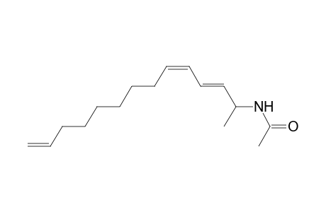 (2'E,4'Z)-N-(1'-methyltrideca-2',4',12'-trienyl)acetamide
