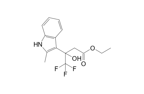 Ethyl 4,4,4-trifluoro-3-hydroxy-3-(2-methyl-1H-indol-3-yl)butanoate