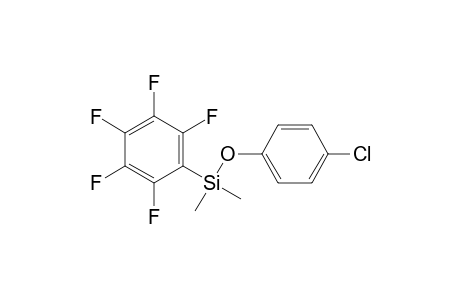 (4-chloranylphenoxy)-dimethyl-[2,3,4,5,6-pentakis(fluoranyl)phenyl]silane
