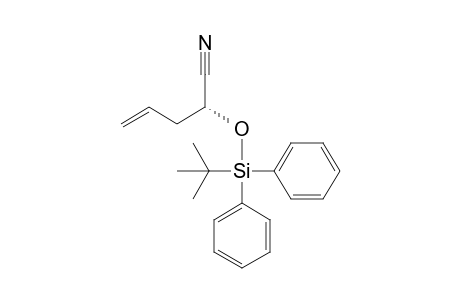 (R)-2-t-Butyldiphenylsilyloxypent-4-enenitrile