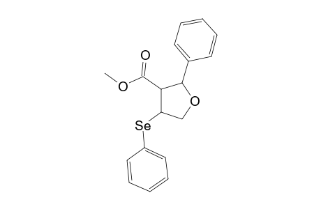 Methyl (2RS,3SR,4RS)-2-phenyl-4-(phenylseleno)tetrahydro-3-furancarboxylate