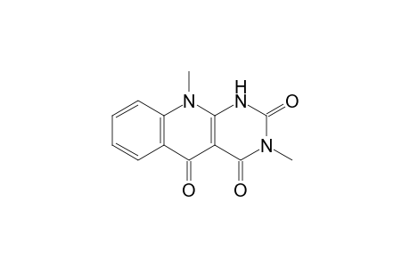 1,5-Dihydro-3,10-dimethyl-pyrimido[4,5-b]quinolin-2,4,5(3H,10H)-trione