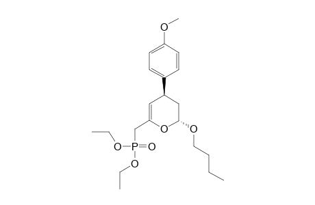 TRANS-2-BUTOXY-4-(PARA-METHOXYPHENYL)-6-[(DIETHOXYPHOSPHORYL)-METHYL]-3,4-DIHYDRO-2H-PYRANE