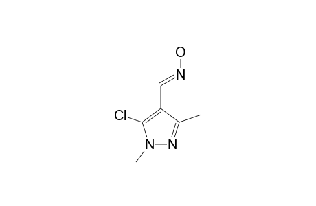 (E)-5-CHLORO-1,3-DIMETHYL-1H-PYRAZOL-4-CARBALDEHYDE-OXIME