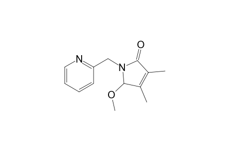 5-Methoxy-3,4-dimethyl-1-[(2-pyridyl)methyl]pyrrolidin-2-one