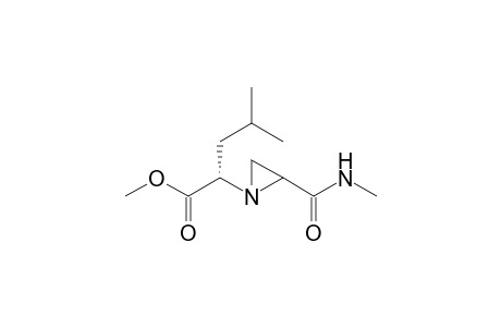 1-(1-(S)-Methoxycarbonyl-3-methyl)butyl-2-N-methyl carbamoyl aziridine
