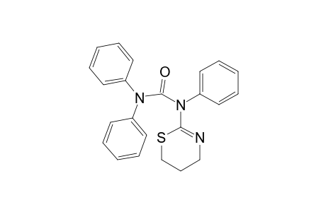 1-(5,6-dihydro-4H-1,3-thiazin-2-yl)-1,3,3-tri(phenyl)urea
