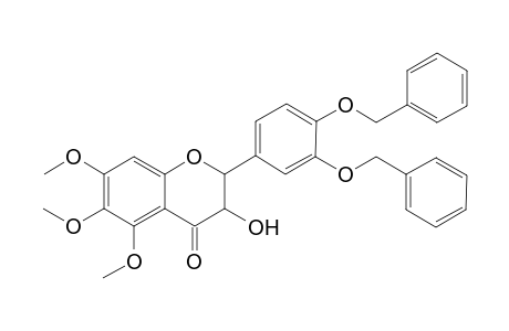 3-Hydroxy-2-[3',4'-bis(benzyloxy)phenyl]-5,6,7-trimethoxy-2,3-dihydrobenzofuran-4-one