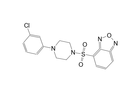 4-((4-(3-chlorophenyl)piperazin-1-yl)sulfonyl)benzo[c][1,2,5]oxadiazole