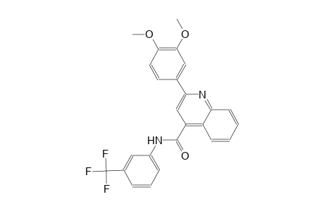 2-(3,4-dimethoxyphenyl)-N-[3-(trifluoromethyl)phenyl]-4-quinolinecarboxamide