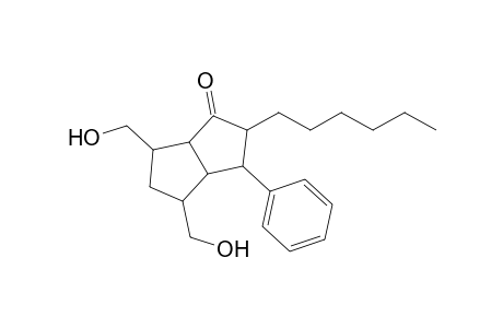4,6-Bis(hydroxymethyl)-2-hexyl-3-phenylhexahydropentalen-1(2H)-one