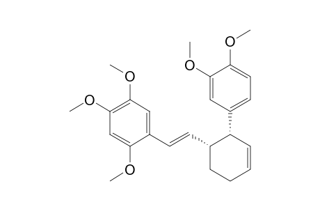 1-[(E)-2-[(1R,2R)-2-(3,4-dimethoxyphenyl)-1-cyclohex-3-enyl]ethenyl]-2,4,5-trimethoxybenzene