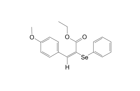 (E)-ETHYL-2-(PHENYLSELENO)-3-(4-METHOXYPHENYL)-2-PROPENOATE