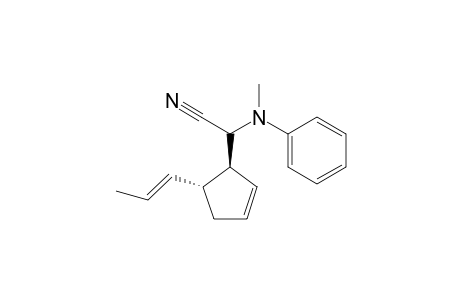 (1S,5R)-2-(N-Methylanilino)-2-(5-prop-1-enylcyclopent-2-enyl)acetonitrile