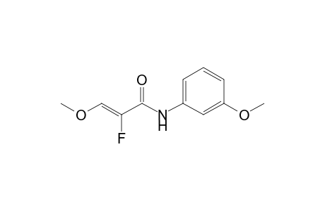 (Z)-2-Fluoro-3,3'-dimethoxyprop-2-enanilide