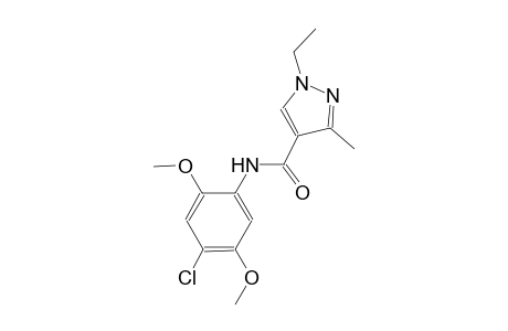 N-(4-chloro-2,5-dimethoxyphenyl)-1-ethyl-3-methyl-1H-pyrazole-4-carboxamide