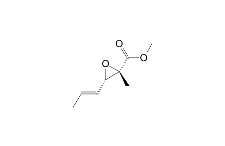 Methyl-(2R*,3R*,4E)-2,3-epoxy-2-methyl-4-hexenoate