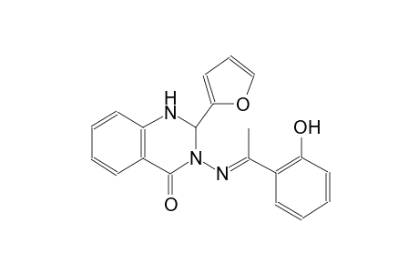 2-(2-furyl)-3-{[(E)-1-(2-hydroxyphenyl)ethylidene]amino}-2,3-dihydro-4(1H)-quinazolinone