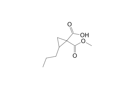 1-carbomethoxy-2-propyl-cyclopropanecarboxylic acid