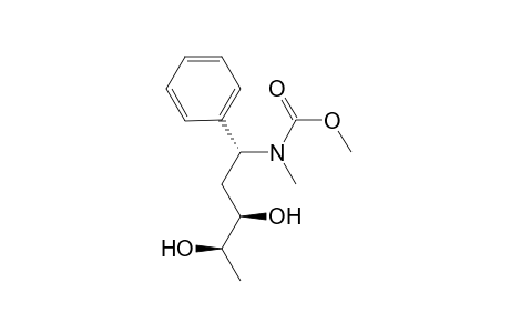 Methyl N-[(1R,3R,4R)-3,4-bis(oxidanyl)-1-phenyl-pentyl]-N-methyl-carbamate
